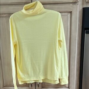 Reed Hunter Yellow Turtleneck top sz L